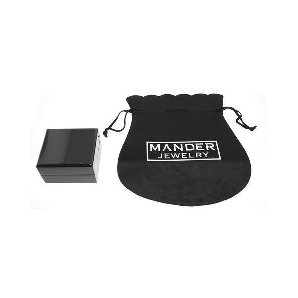 Blackened Silver Graduado Ring Emeralds - Mander Jewelry